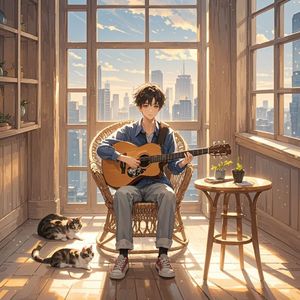 木吉他的午后-旋律酷羽