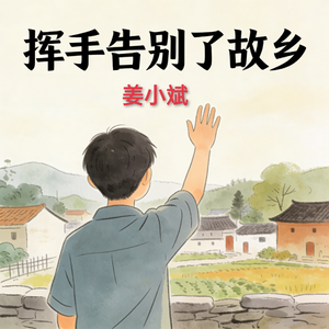 挥手告别了故乡