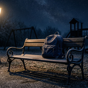 制服のまま、夜