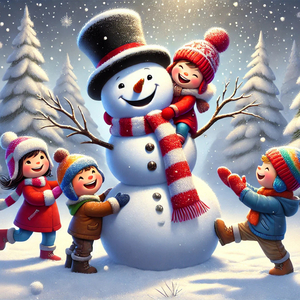 Havuç Burunlu Kardan Adam