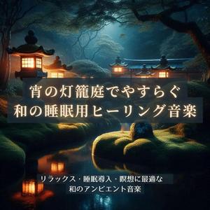 深い眠りへ導くヒーリング音楽：宵闇に灯る灯籠と和の安らぎ