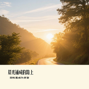 晨光铺成的路上