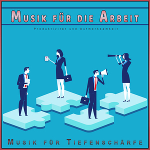 Tiefe Konzentration und Arbeitsmusik