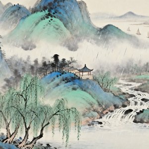 半城烟雨半城雪