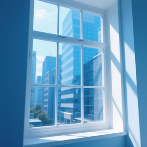 glass in the window