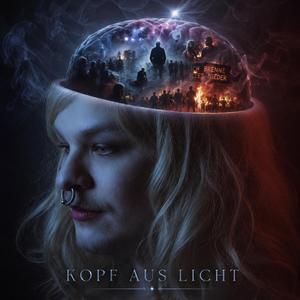 kopf aus Licht