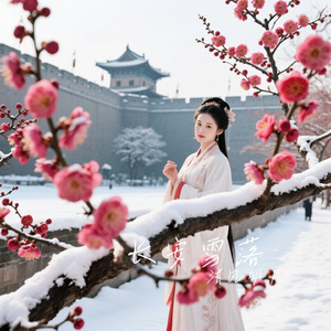 长安雪落