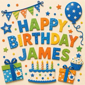 Happy Birthday James (Funk-pop bounce)
