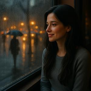 빗속에 멈춘 시선