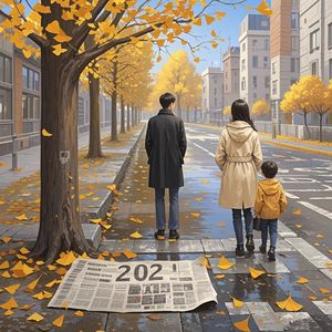街角旧报纸