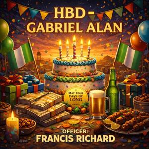 HBD- Gabriel Alan