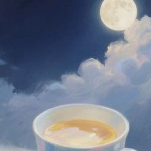 把月光装进喝完的奶茶杯