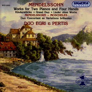 Lieder ohne Worte (Songs without Words), Book 5, Op. 62 [version for piano duet]:No. 3, Andante maestoso