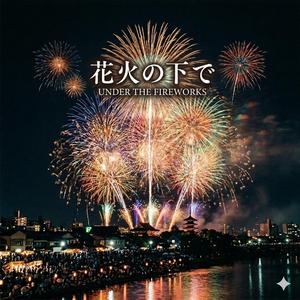 花火の下で