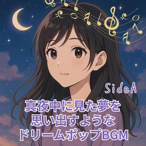 水たまりに映る月