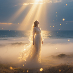 In the Light – Cyan Luminance I