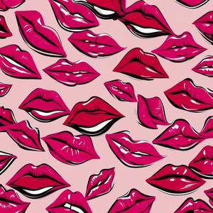 Поцеловал, чмок губами