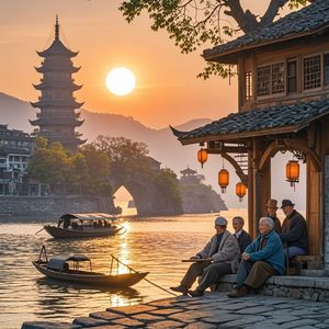 微笑的江湾-来玉伍