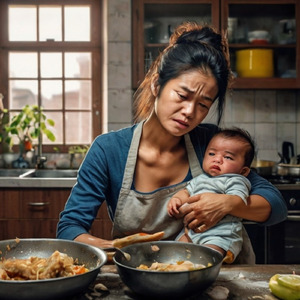 Sibuknya Ibu Rumah Tangga