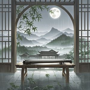孤馆听雨