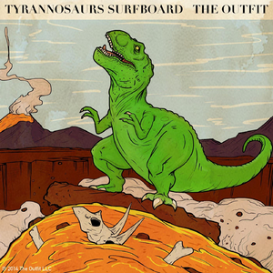 Tyrannosaurus Surfboard