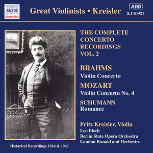 3 Romanzen, Op. 94: No. 2. in A Major (arr. F. Kreisler for violin and piano):Romance In A Major, Op. 94, No. 2 (Arr. Kreilser)