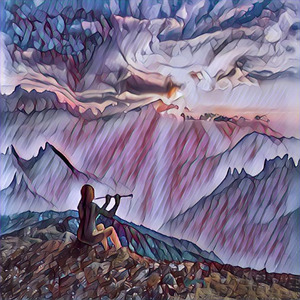 Одинокий Бизон (Минус флейта в тональности Е)