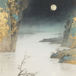 江畔月