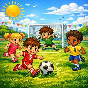 ¡Vamos al Fútbol!” (Canción para niños)