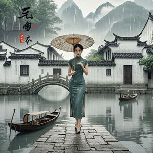 江南烟雨锁乡愁-李阳