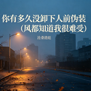 你有多久没卸下人前伪装（风都知道我很难受）