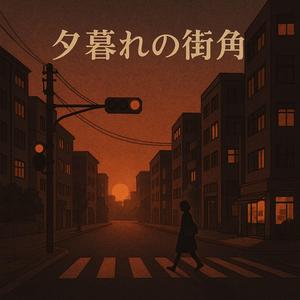 夕暮れの街角