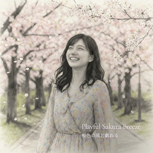 桜色の風と戯れる