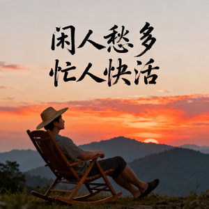 闲人愁多忙人快活