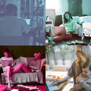 温和在家工作梦想