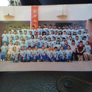 蓝白的校服