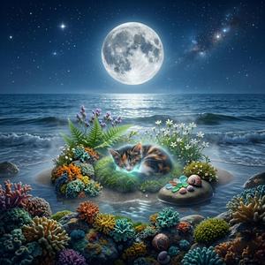 Moonlight shore breathing