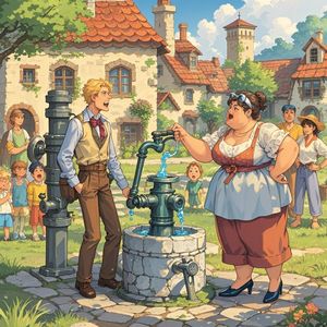 他妈的，这悍妇出卖水井不卖井水