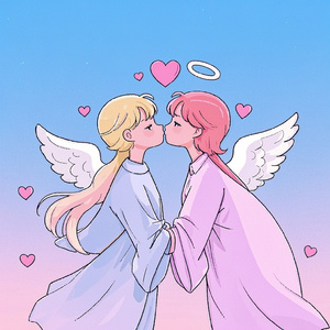 Heartbeat of an Angel's kiss