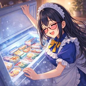 冷凍庫また開けて閉めた