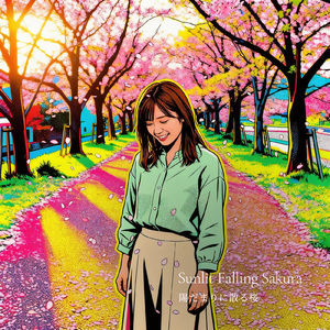 陽だまりに散る桜