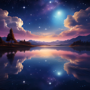 Stars in the String's Reflection