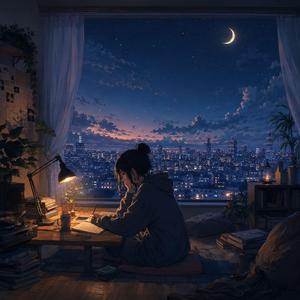 ノートに落ちる雨の音