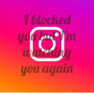 차단했는데 또 보고 있어