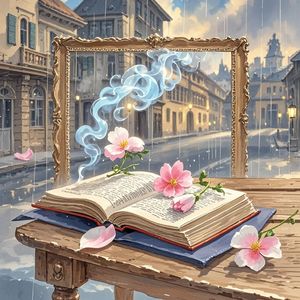 一书一雨一瓣花-夏之菊