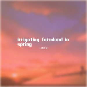irrigating farmland in spring