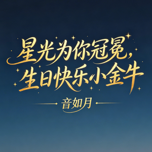 星光为你冠冕，生日快乐小金牛