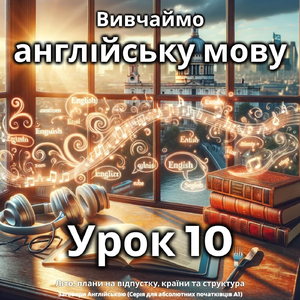 Вивчаймо англійську мову. урок 10: Літо, Плани на відпустку, Країни та структура, Pt. 16