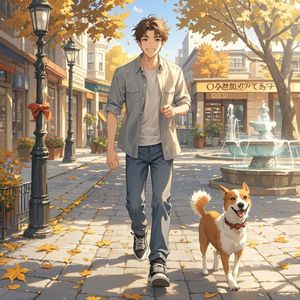 遛狗的下午-好运齐来