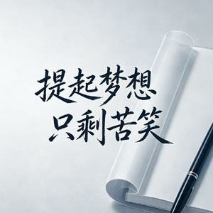 提起梦想只剩苦笑（心事无人知道）